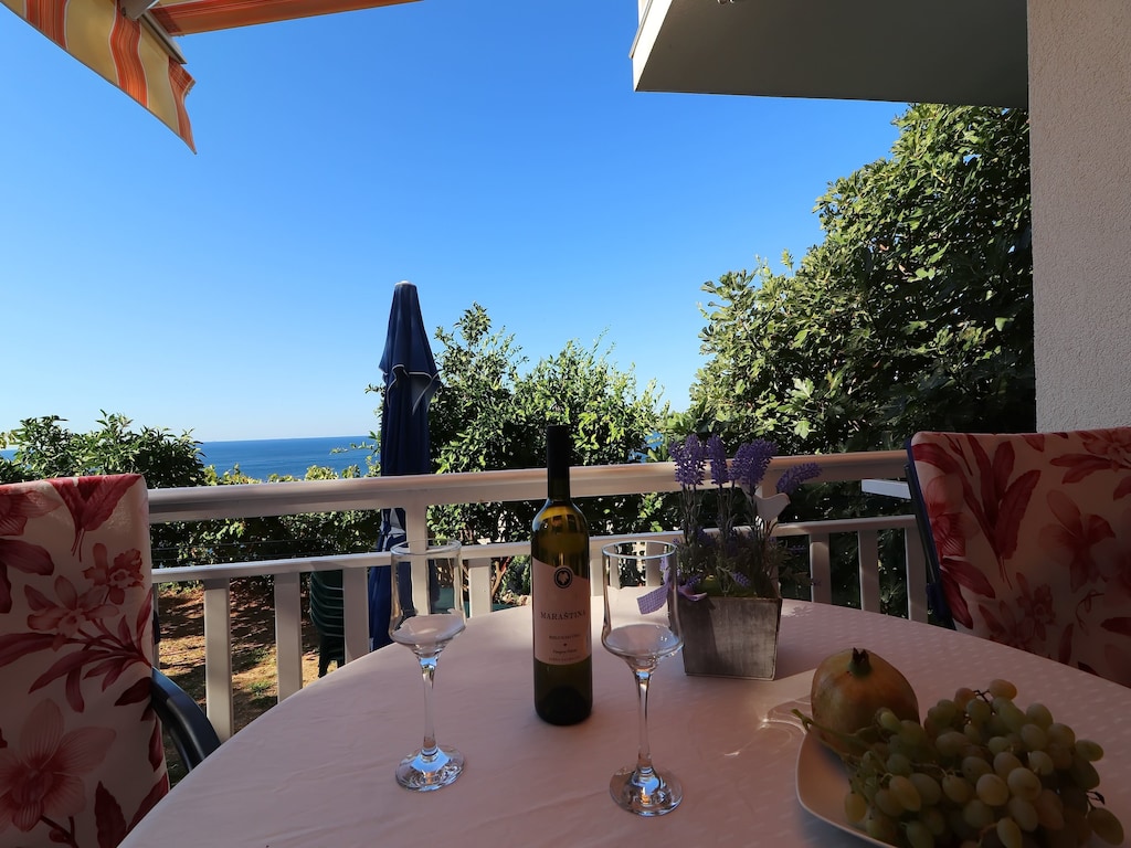Seaside Apartments Hrkać - Studio Apartment with Terrace and Sea View 3