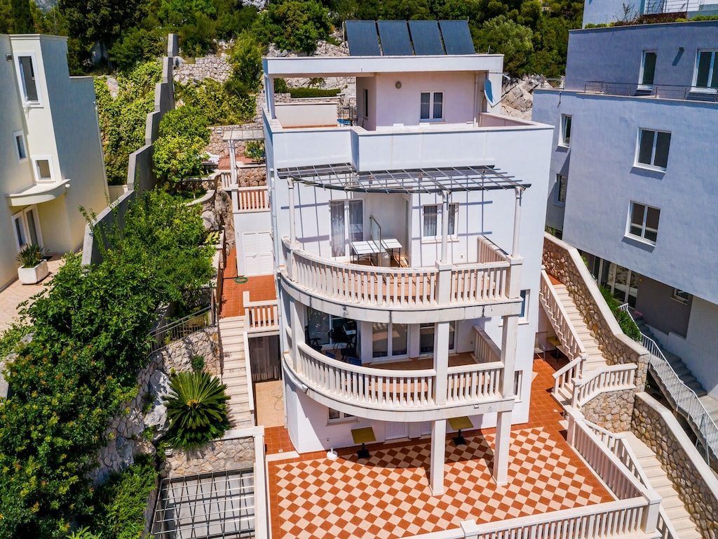 Villa Borna Apartments - Deluxe Two Bedroom Apartment with Terrace and Sea View - br. 8