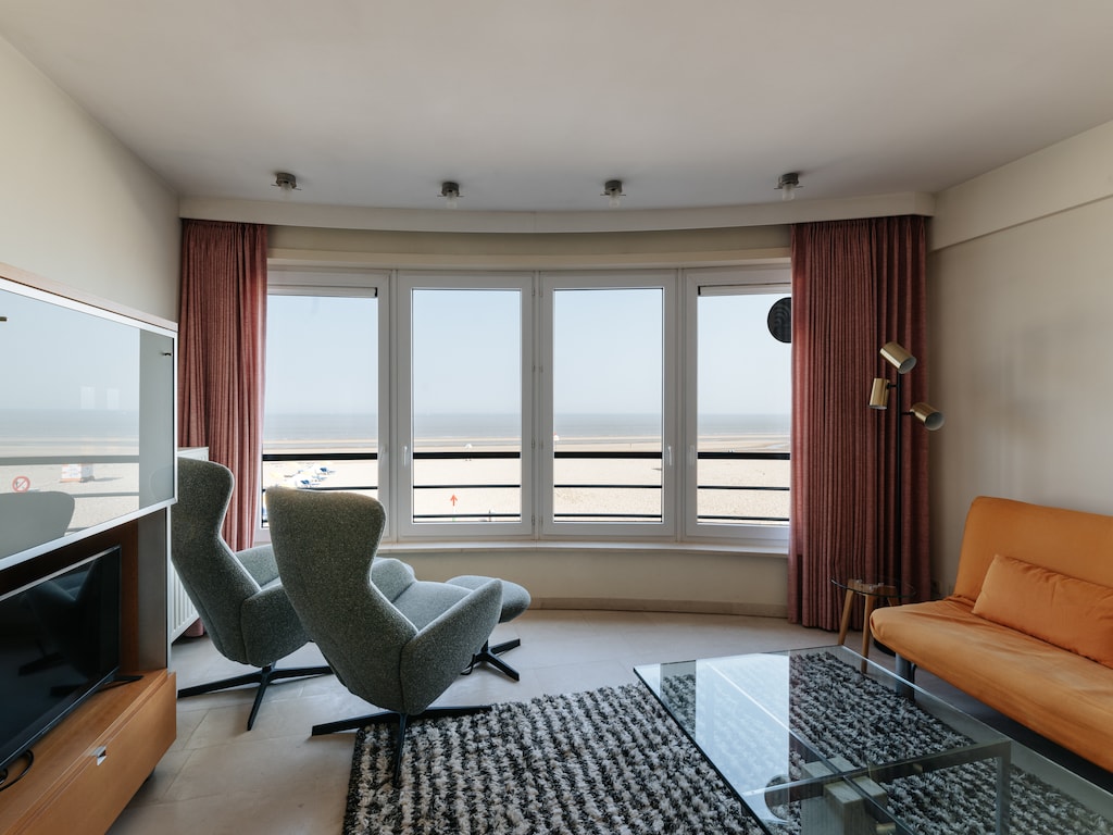 Appartement met zeezicht in De Haan
