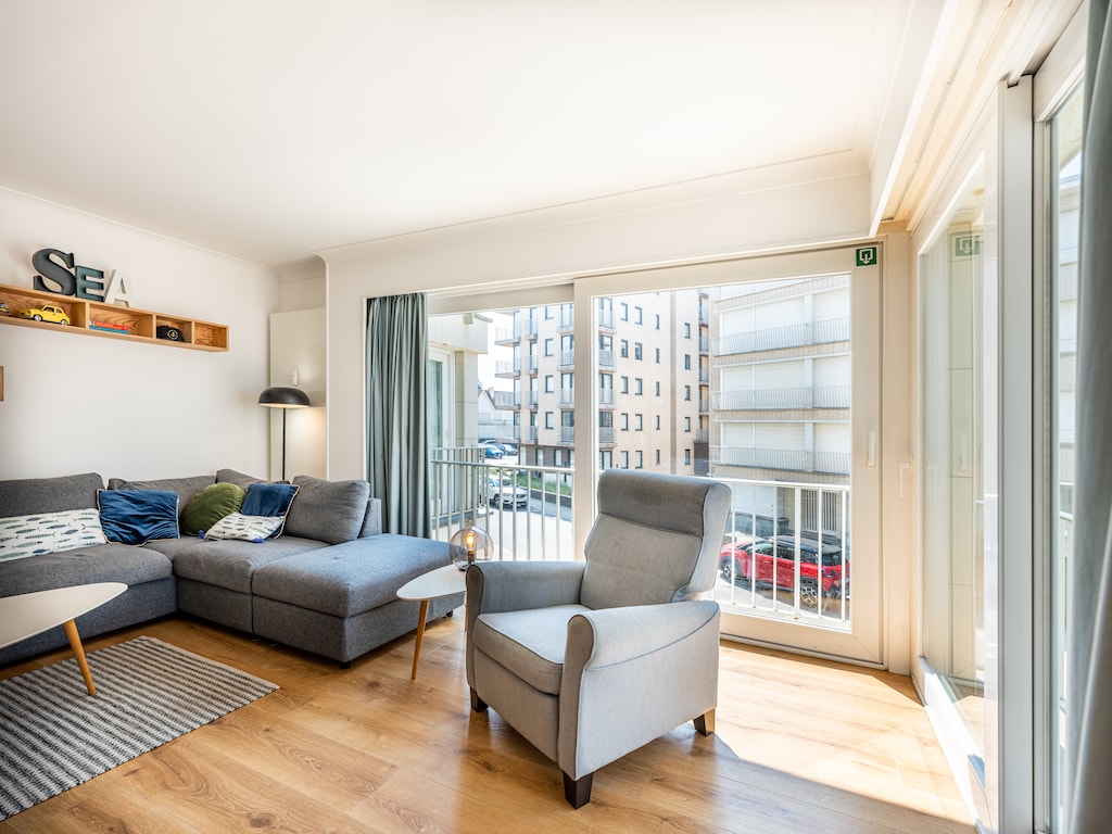 Modern appartement in Koksijde met zeezicht