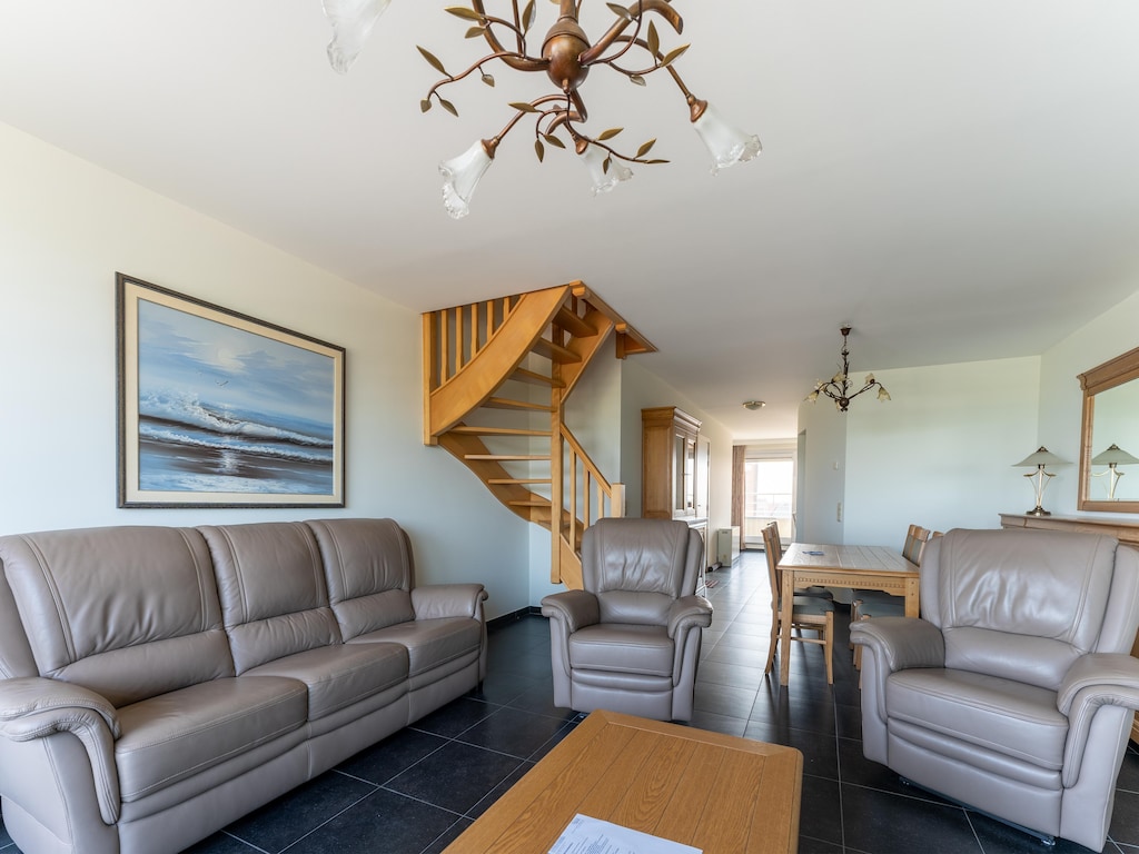 Appartement in Bredene met balkon