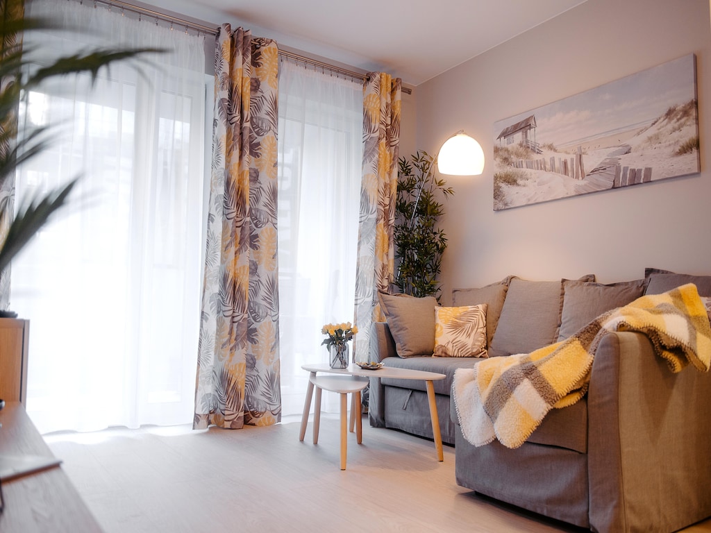 Appartement vlakbij het strand, zwembad