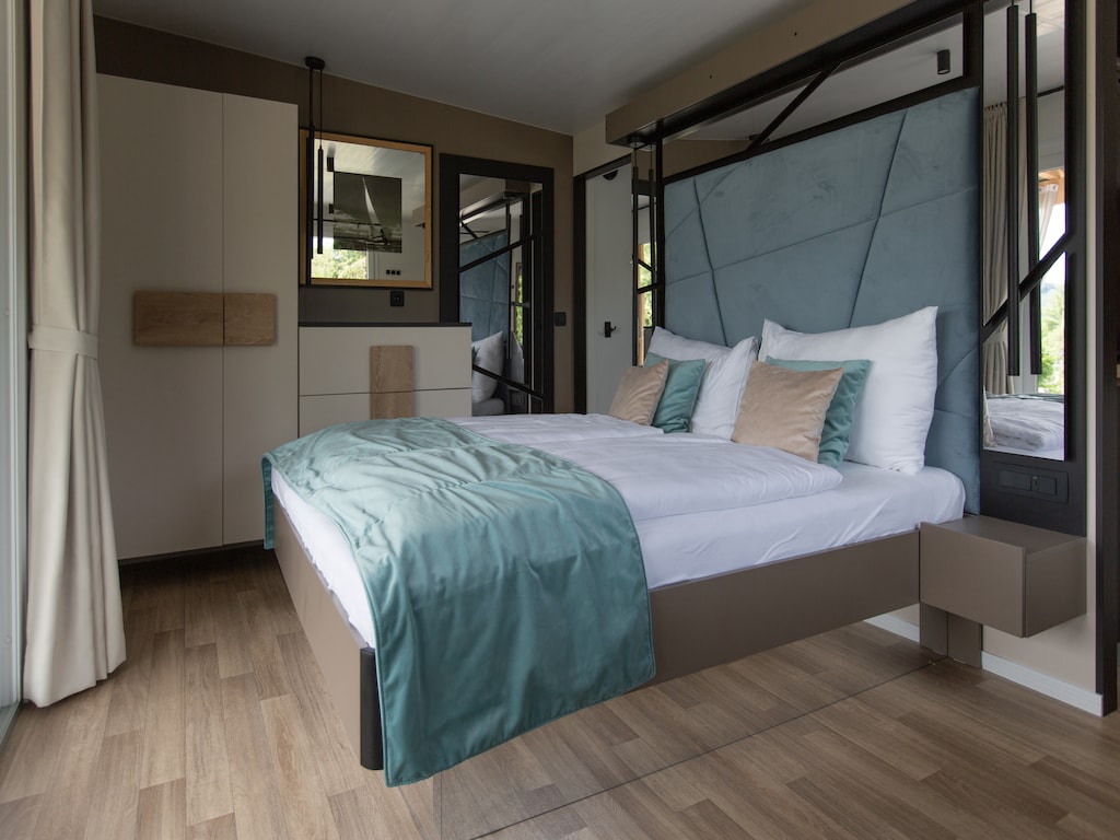 chalet aan het meer in vakantiepark
