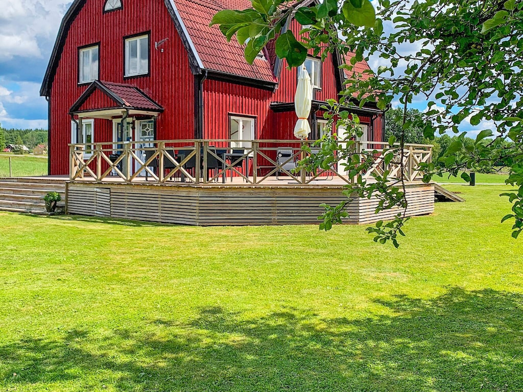 Ferienhaus in der Landschaft von Smaland