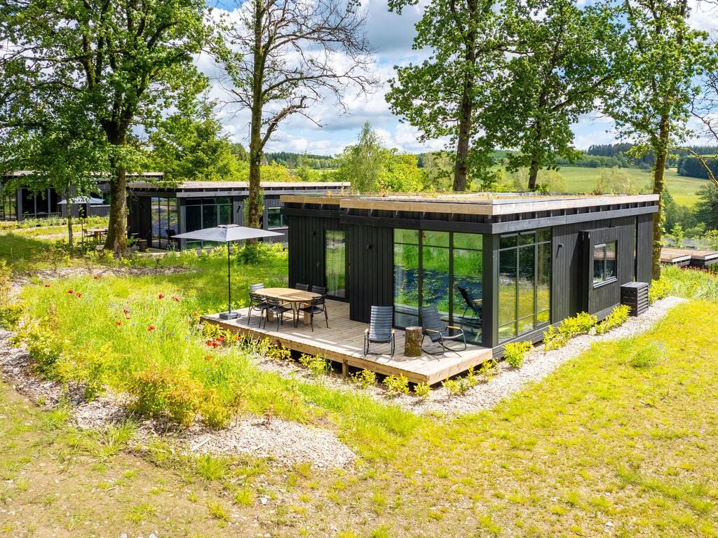 Beautiful lodge with sauna in a natural resort