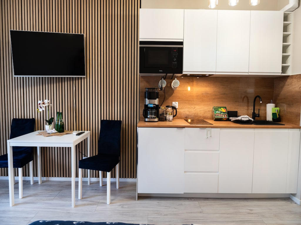 Appartement met airconditioning, binnenbad, sauna