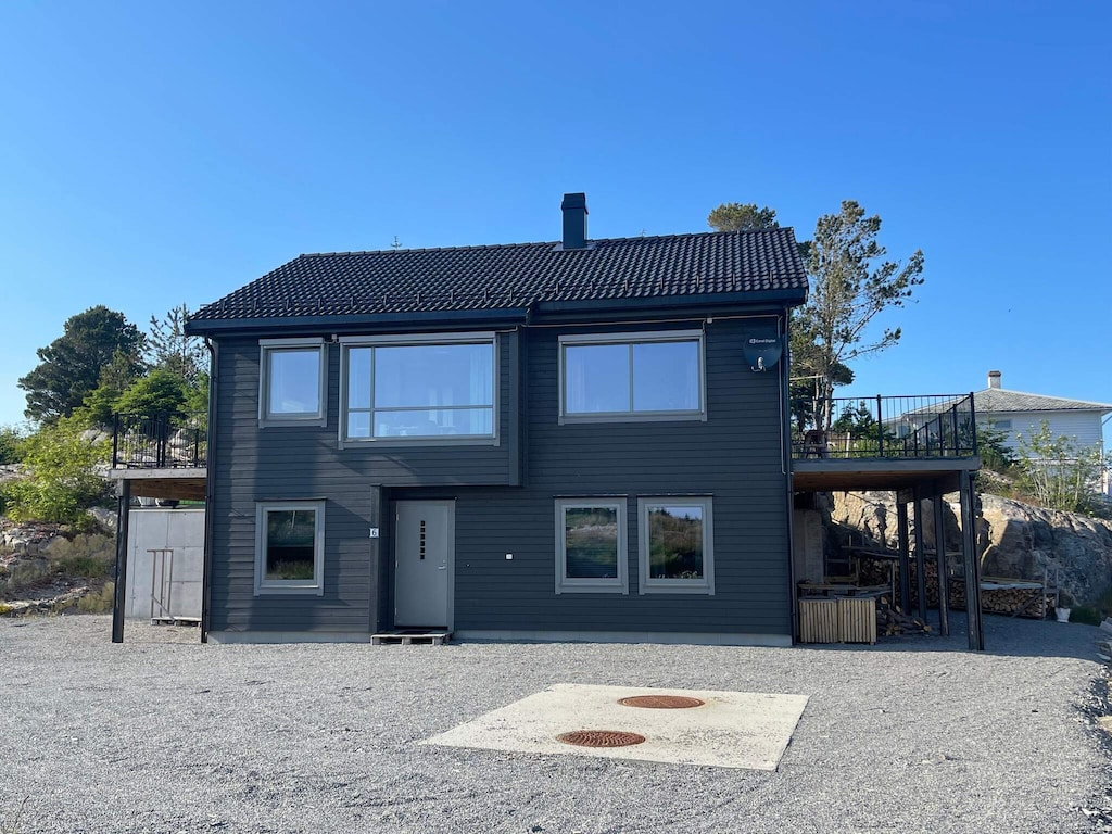 8 Personen Ferienhaus in Hellesøy-By Traum