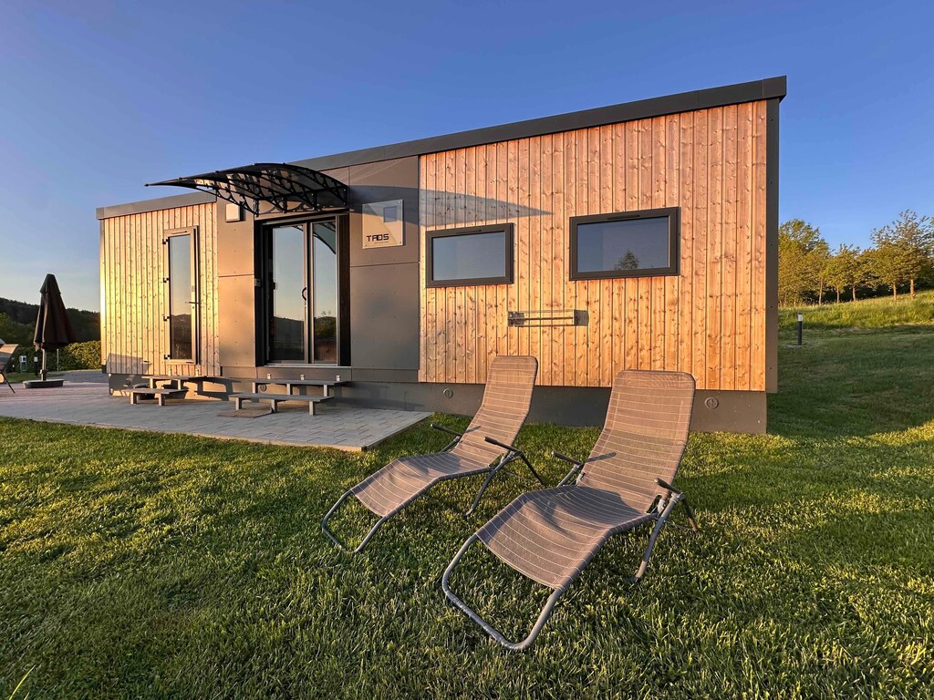 Chalet bij Eixendorfer Meer met uitzicht