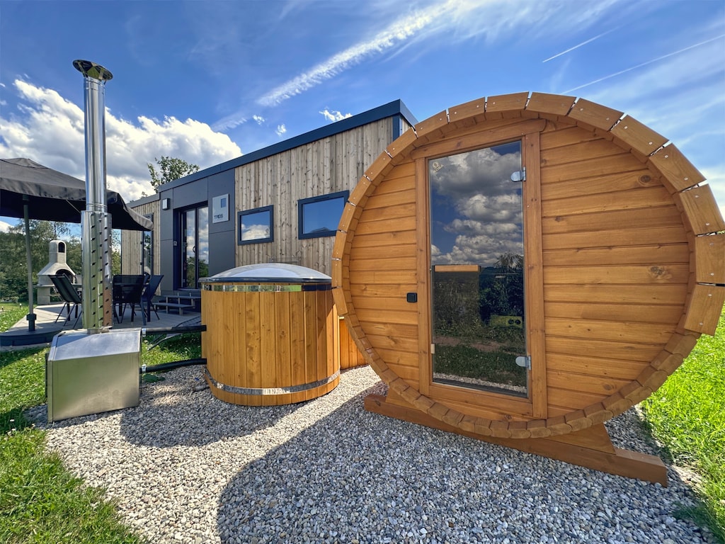 Chalet bij Eixendorf Meer rustgevend