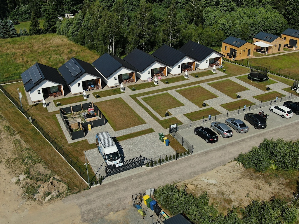 Vakantiehuis in Wicie met tuin
