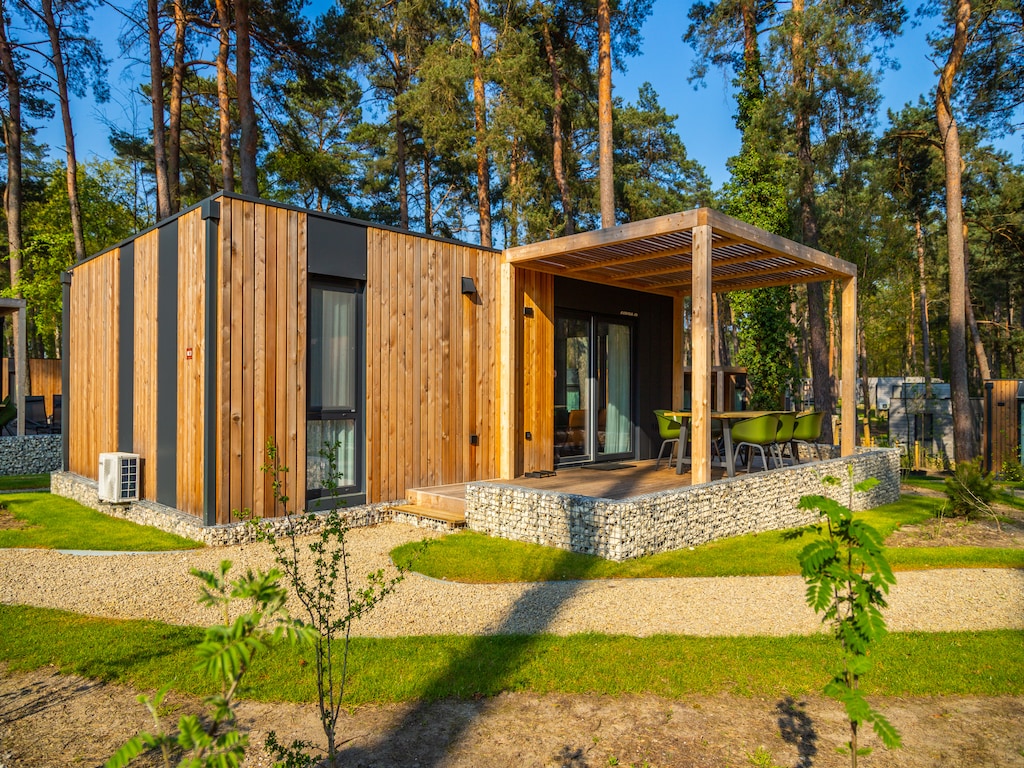 Chalet mit Klimaanlage in einem Ferienpark