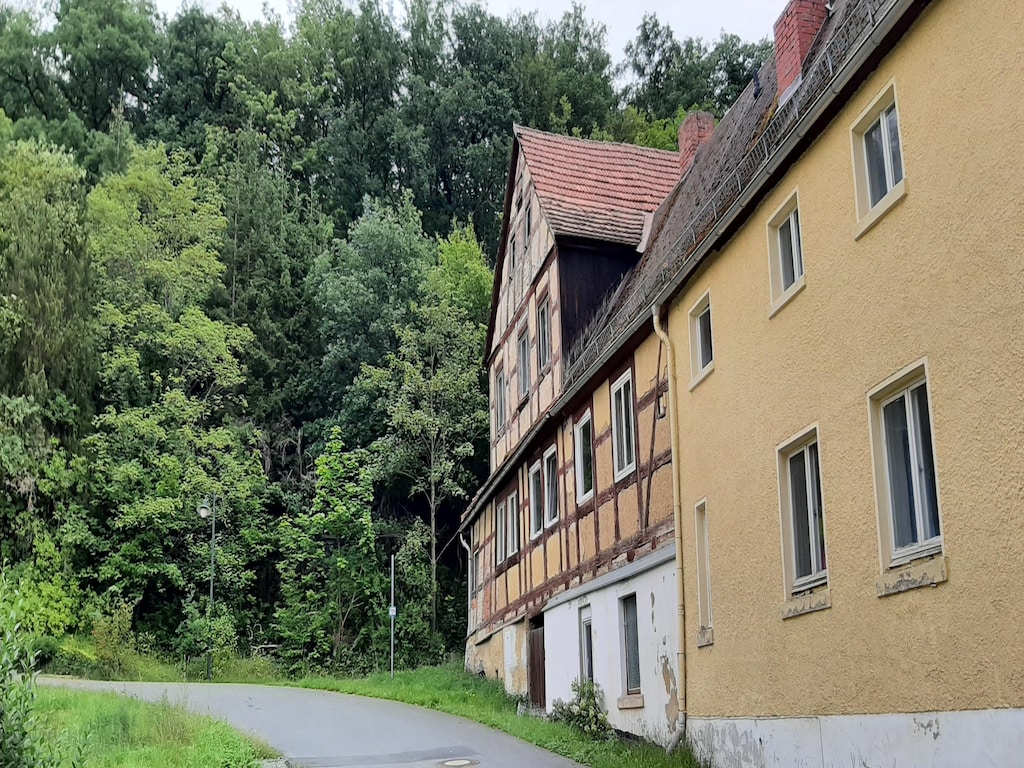 Schilderachtig appartement in Bergk met tuin