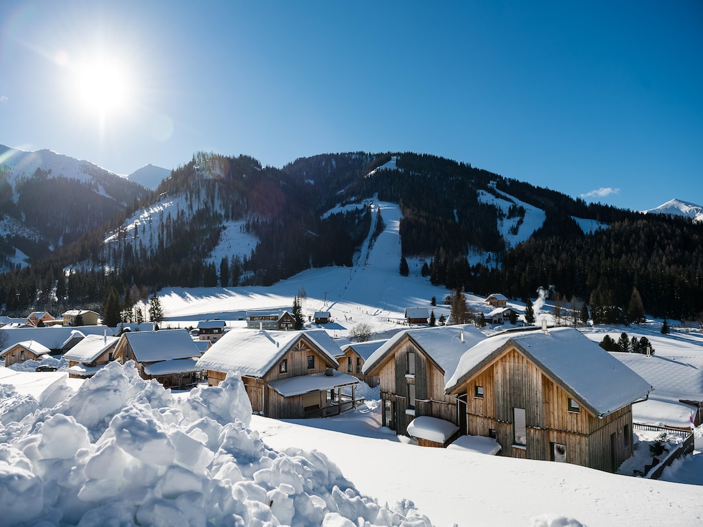 Chalet in Hohentauern with an outdoor hot tub