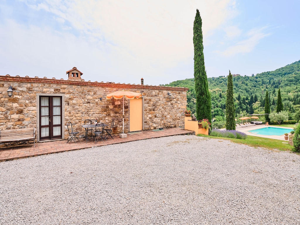 Boerderij in Chianti met zwembad en tuin