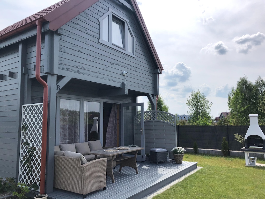 Vakantiehuis in Niechorze met tuin