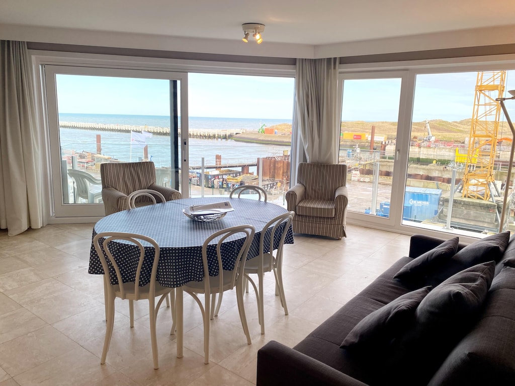 Appartement in Nieuwpoort met uitzicht op zee