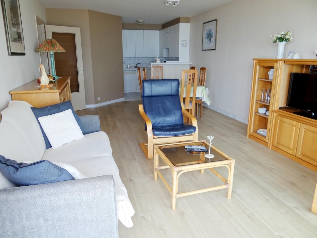 Appartement in Nieuwpoort met zeezicht