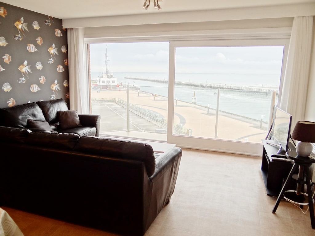 Appartement in Nieuwpoort met zeezicht