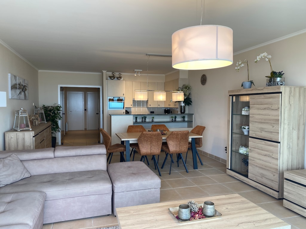 Appartement in Nieuwpoort aan zandstranden