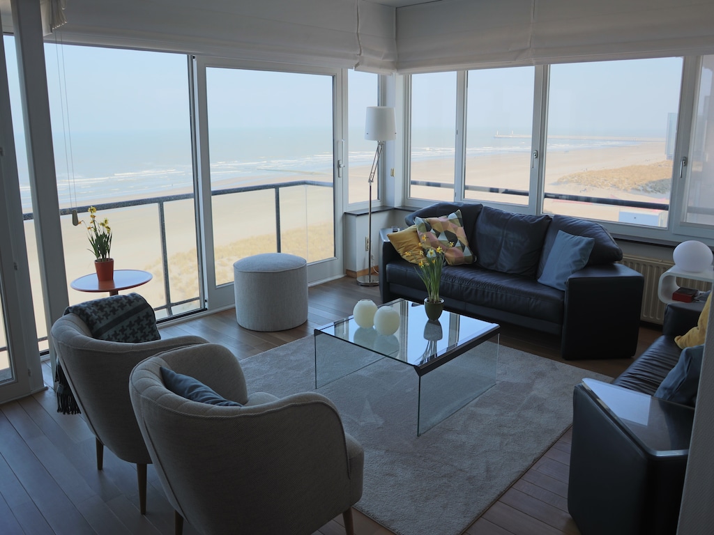 Appartement in Nieuwpoort met uitzicht op zee