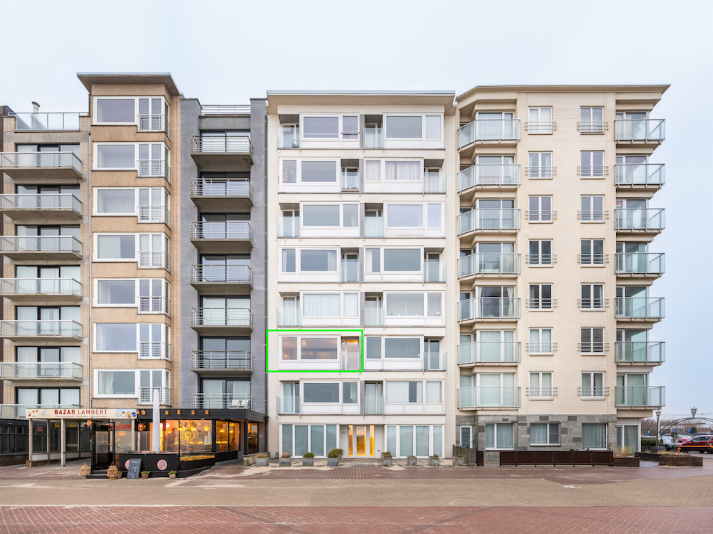 Appartement Nieuwpoort met Zeezicht
