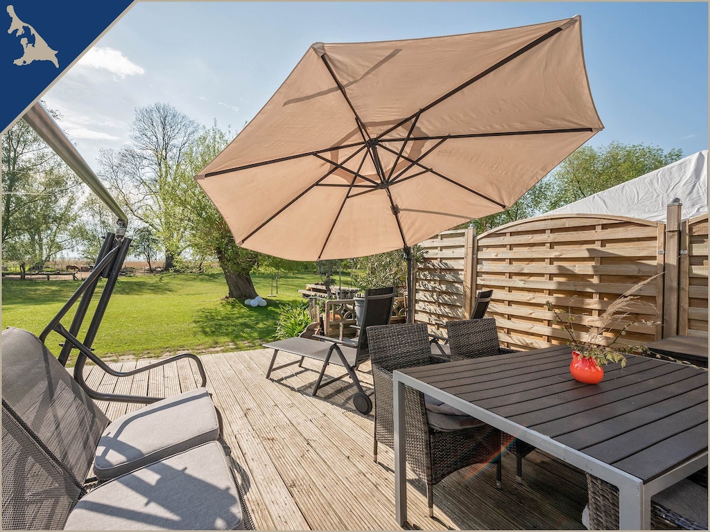 Vakantieappartement aan de Achterwasser in Lütow