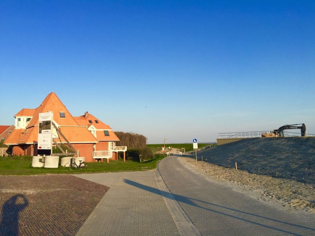 Lagune aan de Waddenzee op Wangerooge