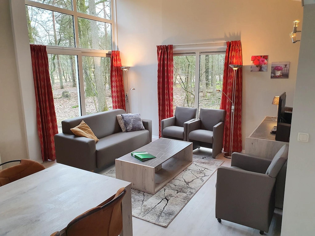 6-Persoons Comfort Bungalow met Sauna.