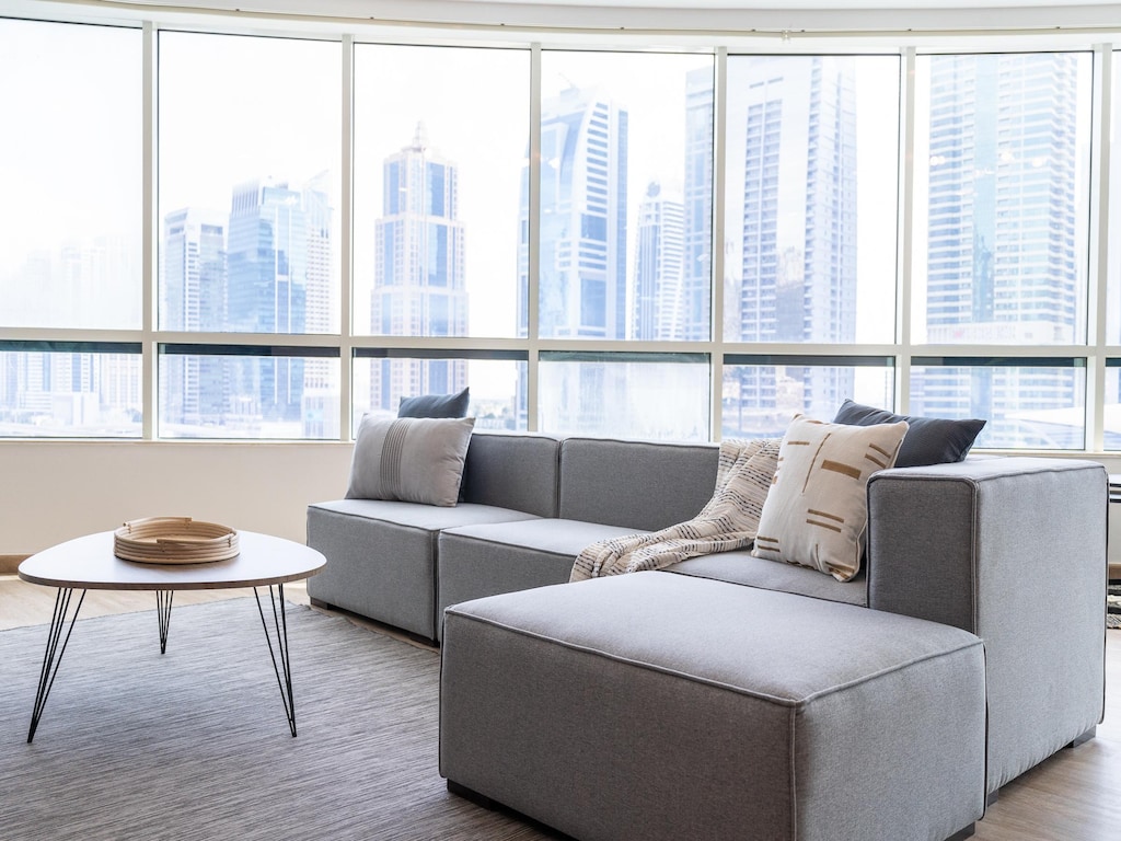 Hoogbouw 4Bed Apt Dubai Marina nabij JBR-zwembad