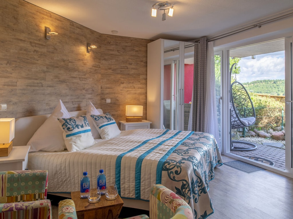 Aakantieappartement met uitzicht op de vulkaan