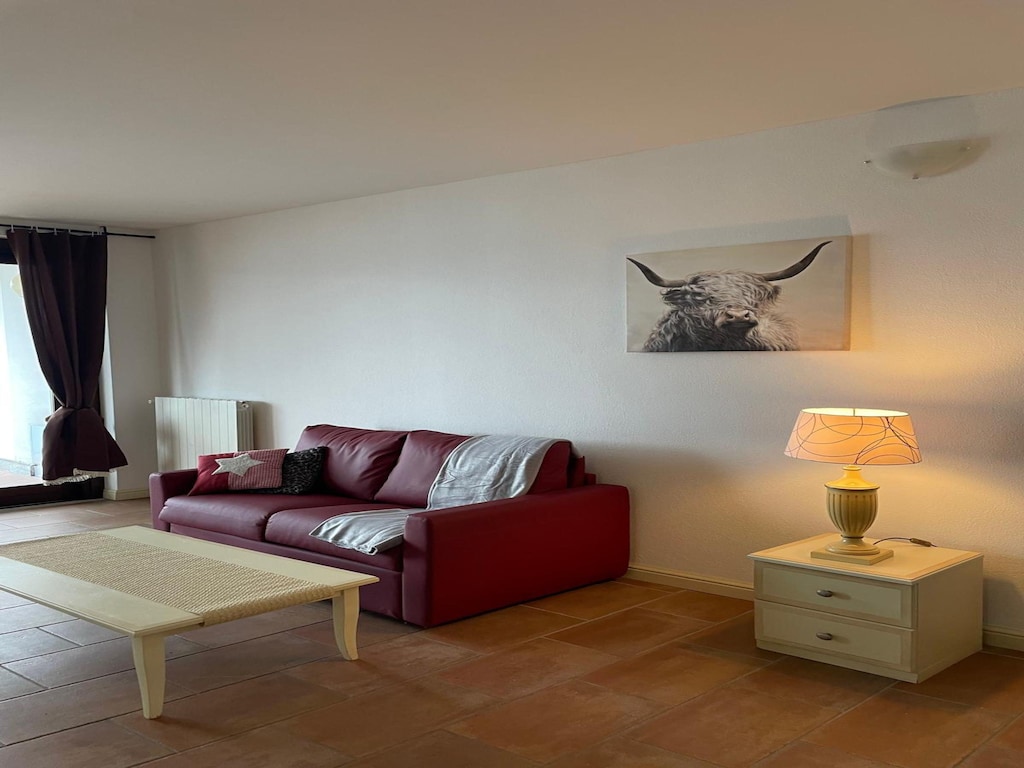 Ruim appartement met uitzicht op het meer