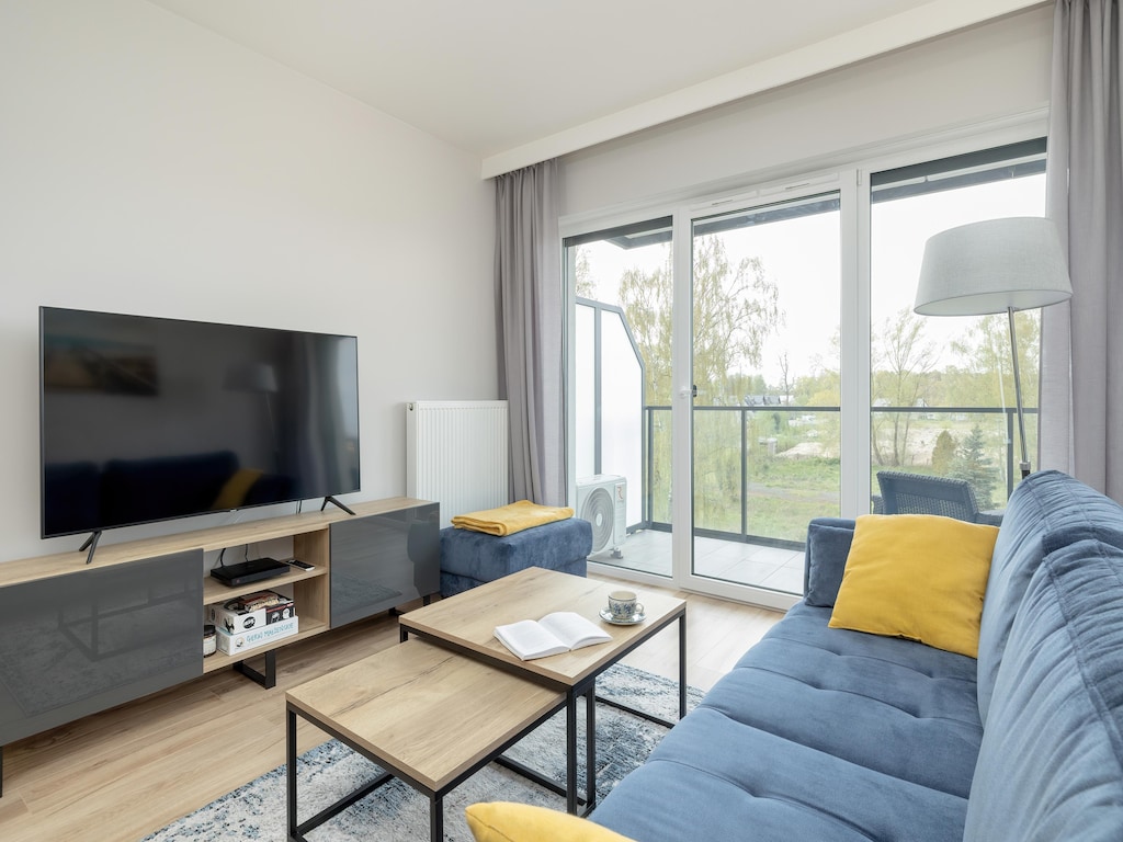 Appartement met uitzicht op de rivier, bad, sauna