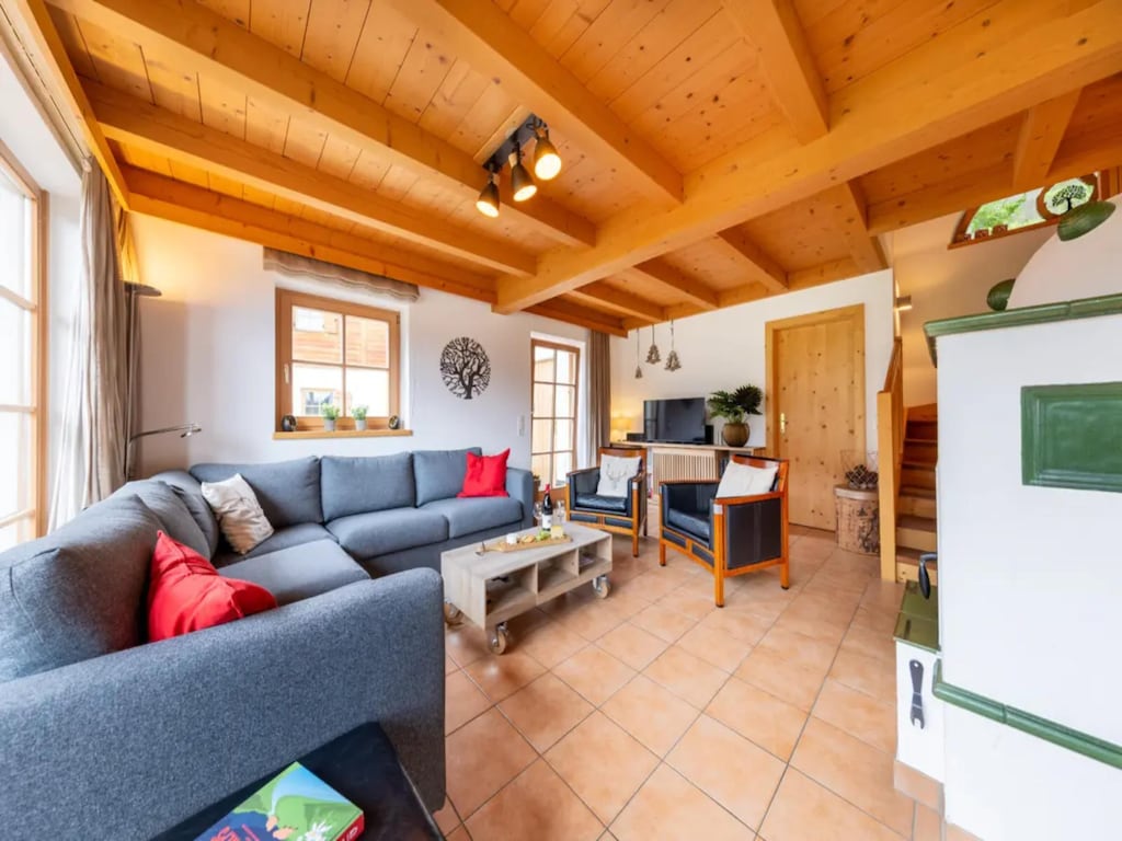 Stylish Ten-Person Alpine Chalet
