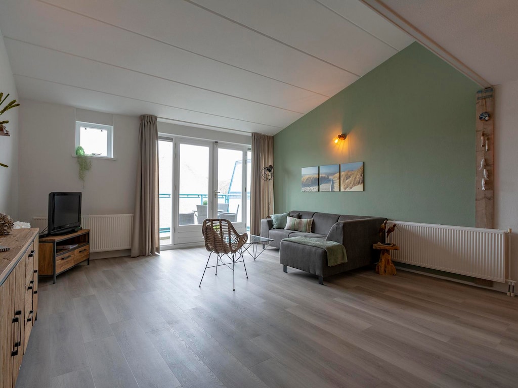 Appartement aan Zee met Uitzicht op Duinen