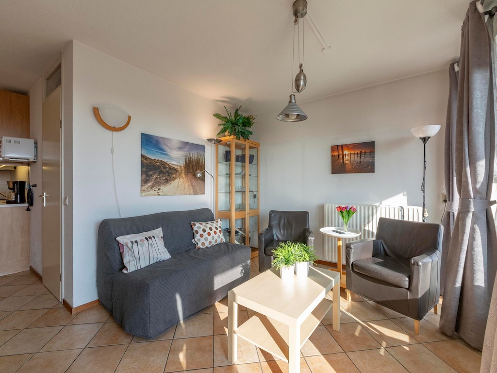 Appartement aan de kust met duinzicht