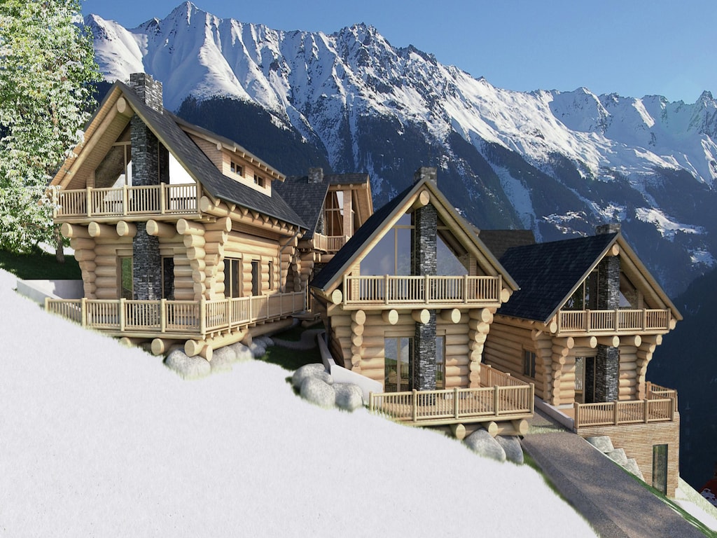 Gezellige, moderne Canadese houten chalet