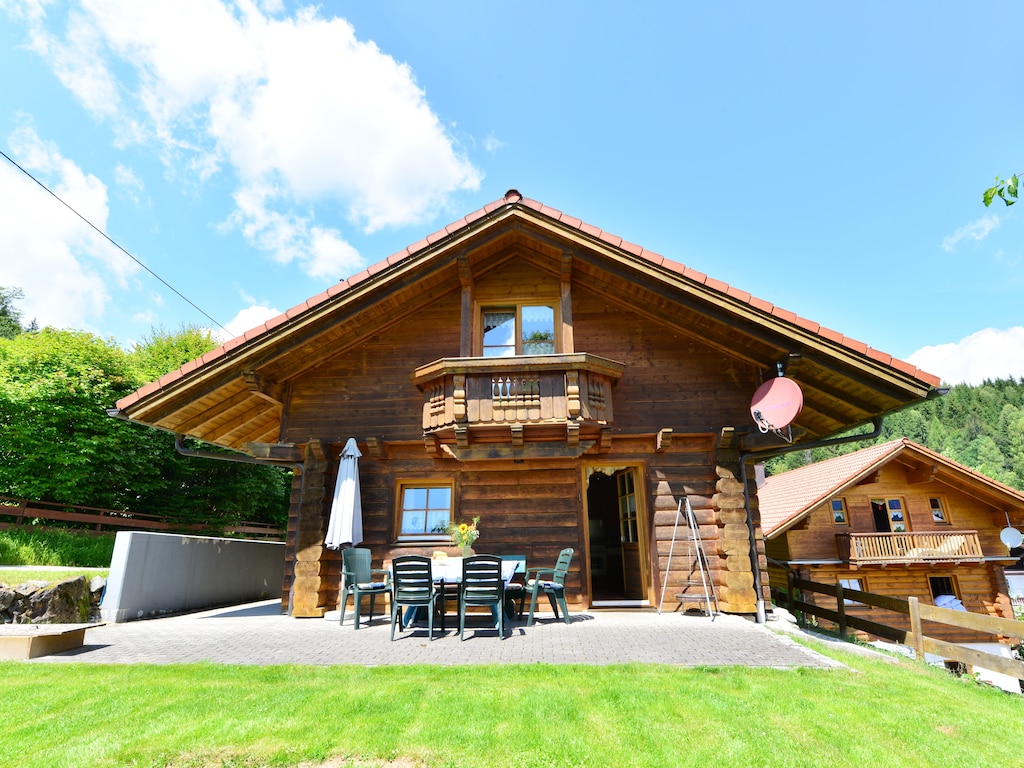 Houten vakantiehuis nabij skigebied