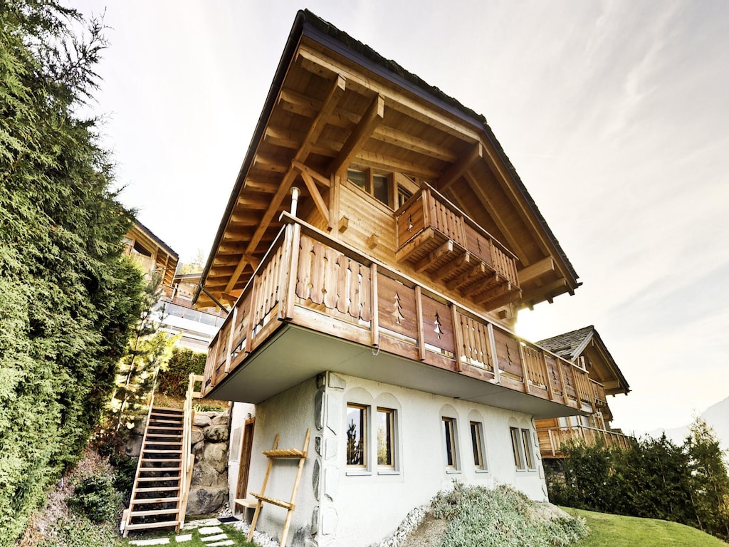 Prachtig chalet met uitzicht vanaf balkon