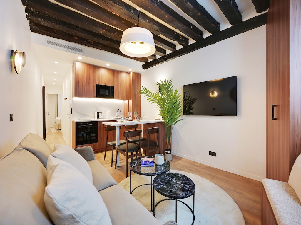 Chic appartement - 1BR/4P -AC- Marais/Vogezen