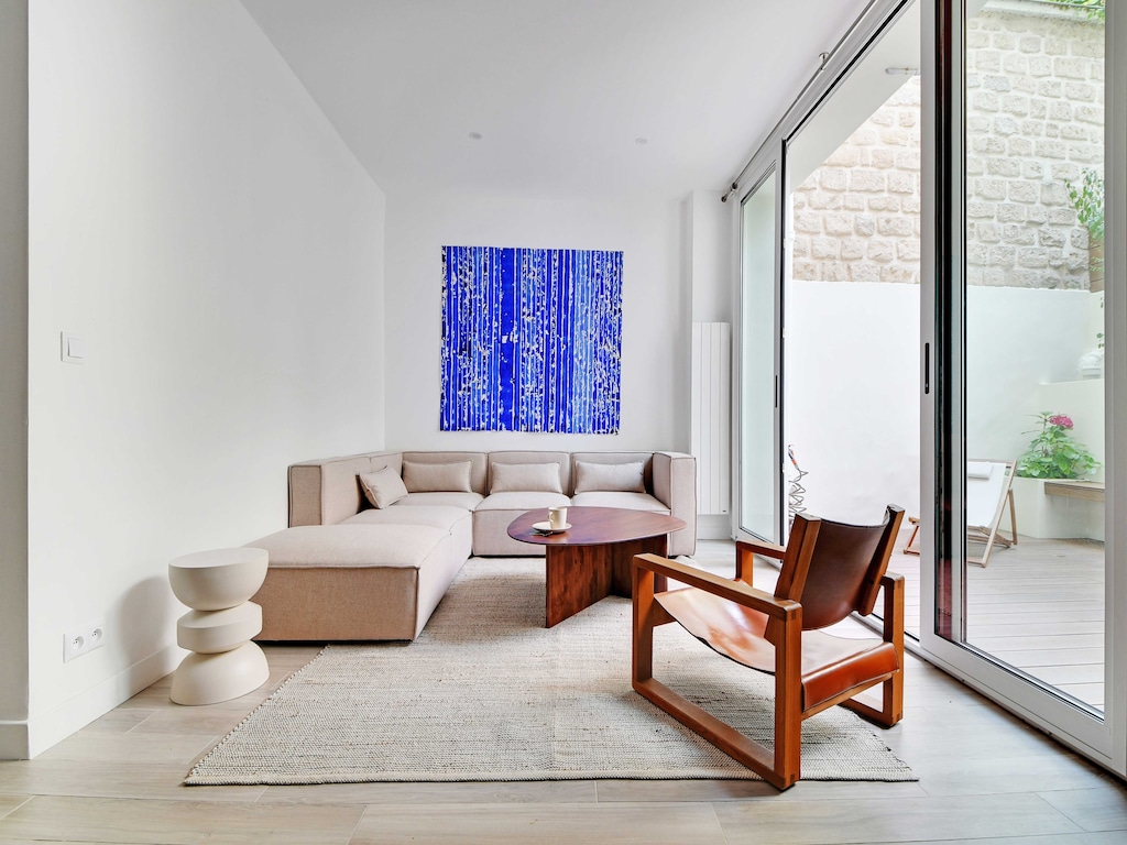 Charmant appartement met patio - 2BD/4P - Monceau Park