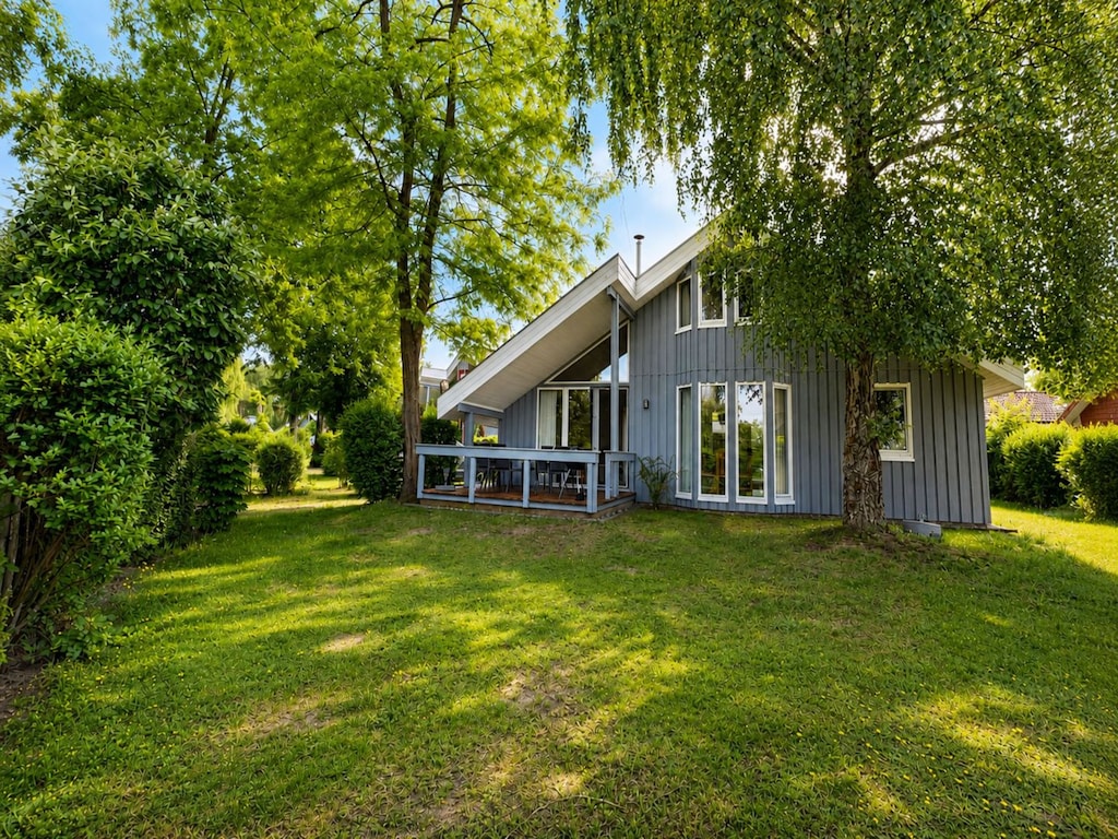 Scandinavisch vakantiehuis met privésauna in het havenplaatsje Müritz