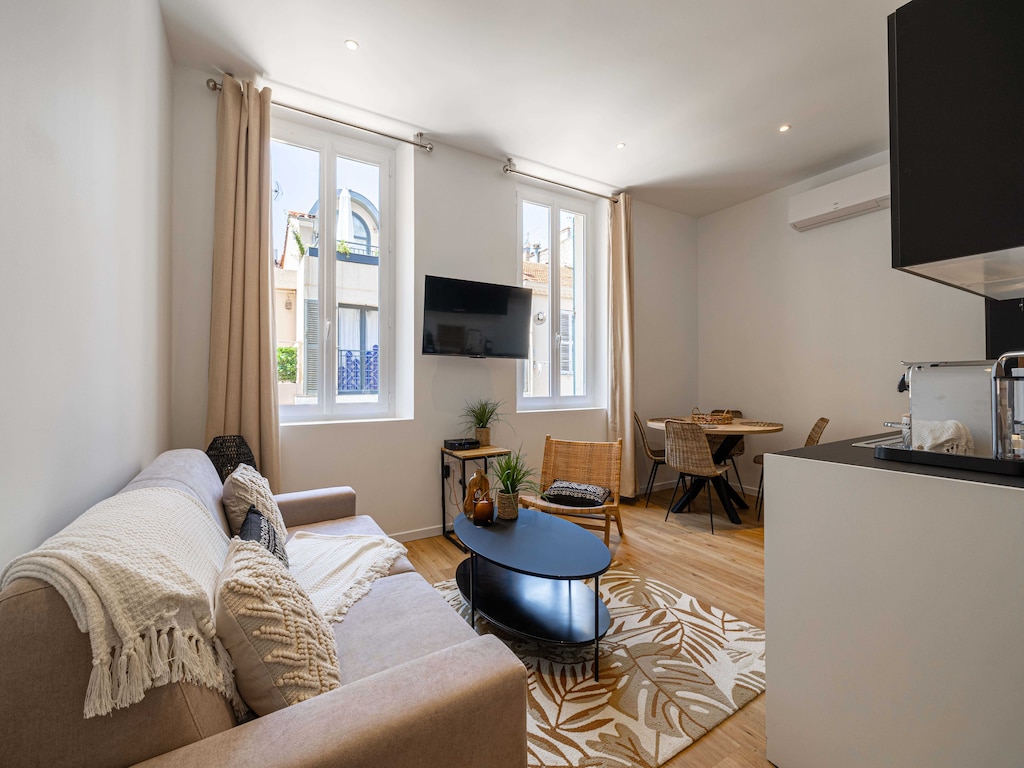 Mooi ingericht appartement - nabij Croisette - 1BR/4p