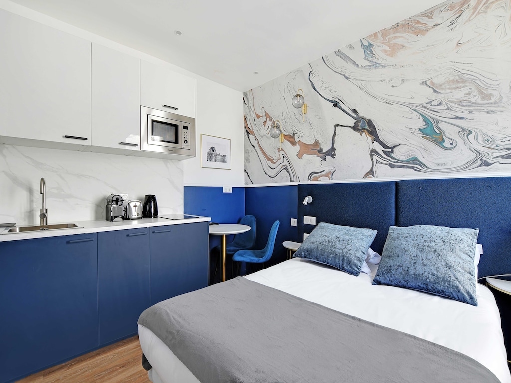 Moderne studio voor 2 personen met airconditioning - in de buurt van Montmartre