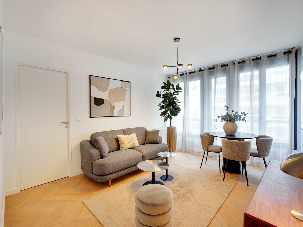 Strak en verfijnd appartement - Levallois-Perret