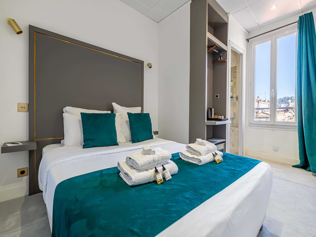 Hotel Avaton - Gezellige slaapkamer - Cannes Centrum
