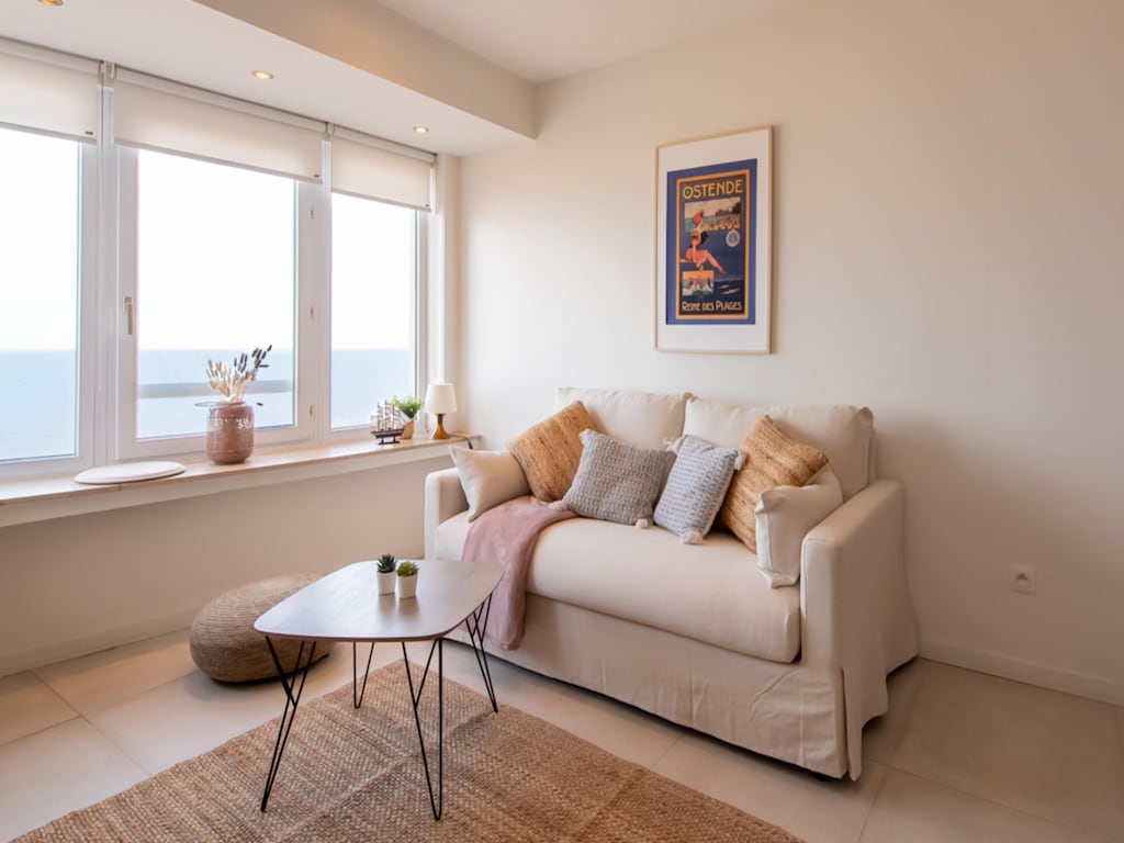 Appartement met frontaal zeezicht in Oostende