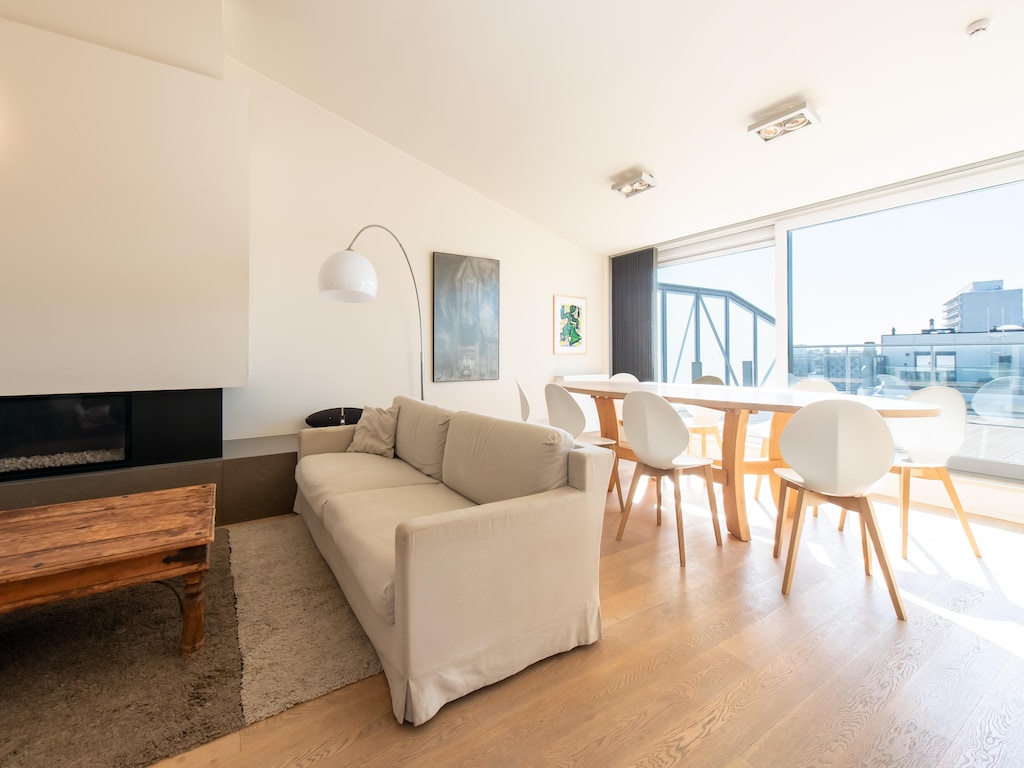 Penthouse in België met Uitzicht op Marina