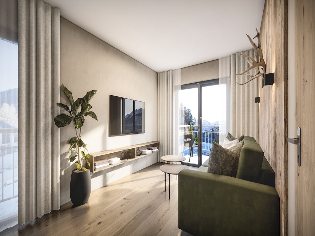 Modern appartement met balkon