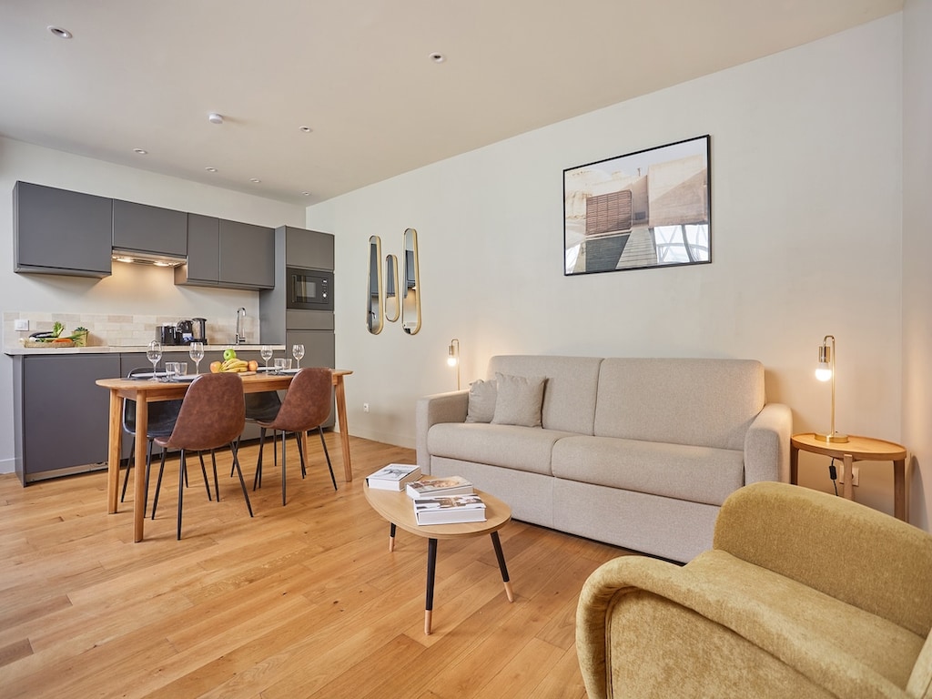 Modern appartementencentrum van Parijs