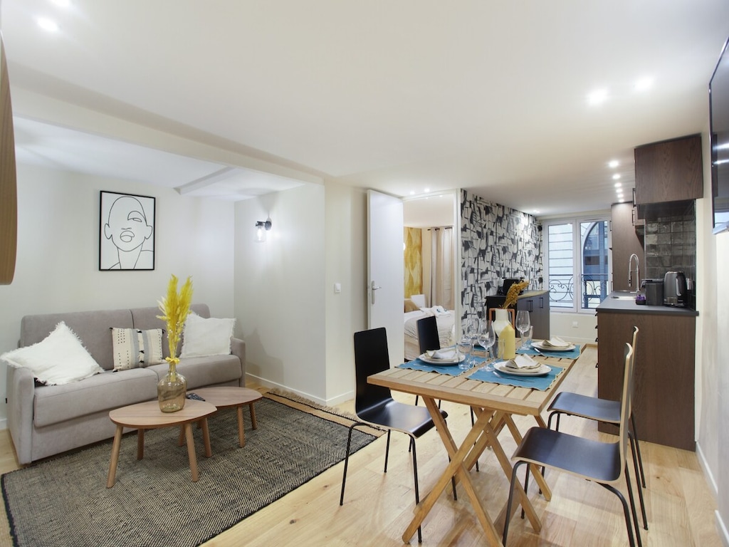 Prachtig appartement met 2 slaapkamers in het centrum van Parijs